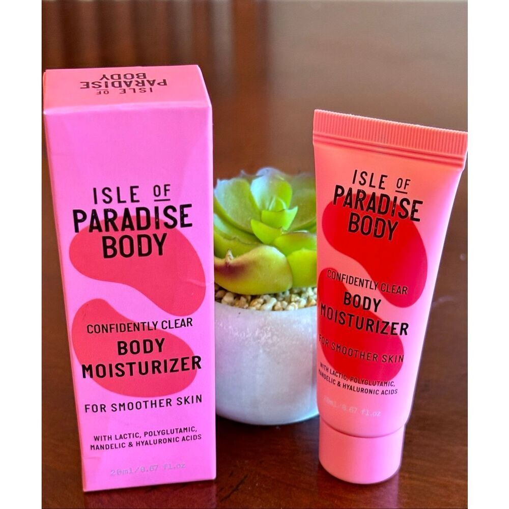 ISLE OF PARADISE - Confidently Clear Body Moisturizer, Travel Size, .67 Fl. Oz.